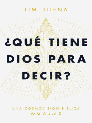 cover image of ¿QUÉ TIENE DIOS PARA DECIR?